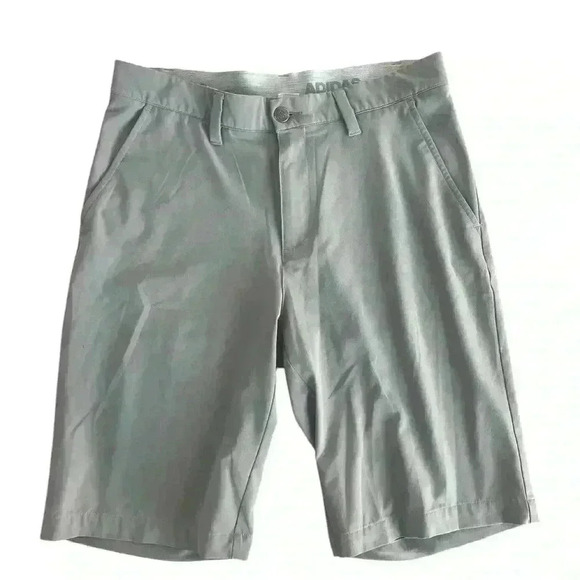 Adidas Men's Light Gray Golf Shorts - Picture 1 of 3